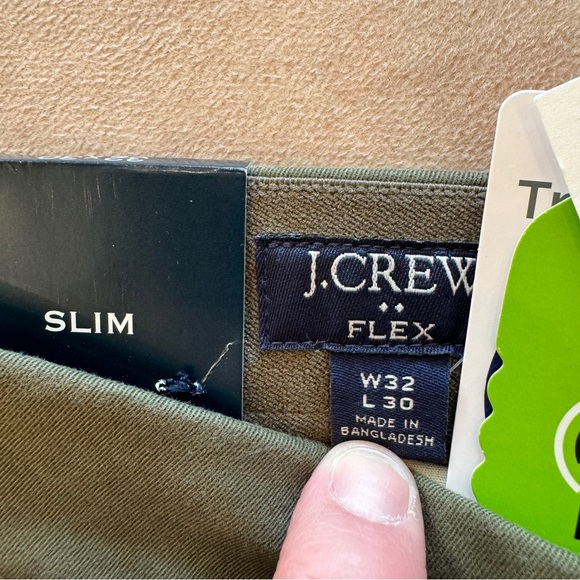 J. Crew Factory Slim-fit TruTemp365® chino pant • size 32x30 • NWT • BZ109 - Picture 8 of 16